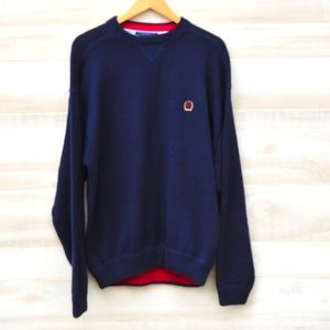 Vintage Tommy Hilfiger Navy Crewneck Knit Sweater